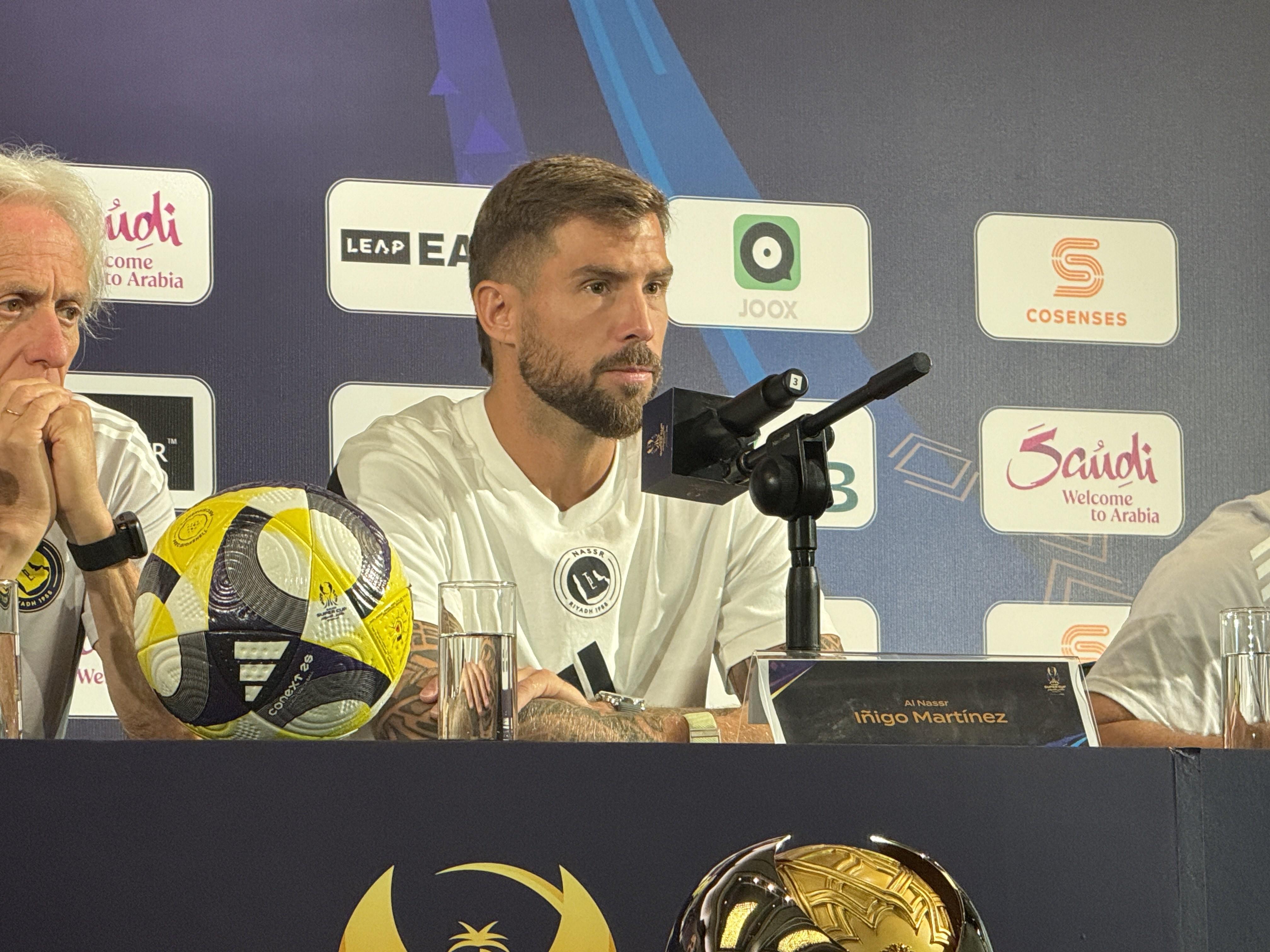 伊尼戈:能代表胜利踢球非常自豪;我们会全力以赴赢下决赛